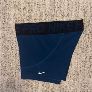 Nike Navy Shorts with Black Logo Waistband